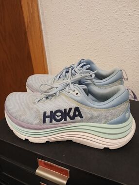 Hoka Gaviota 5 Women's Running Shoes Size 8.5 B Airy Blue Sunlit Ocean 1134235